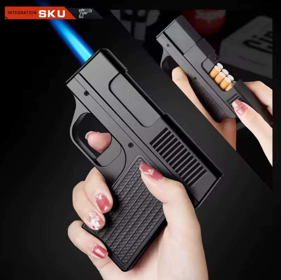 Encendedor Premium 2 en 1 con Estuche Integrado – Estilo y Potencia en tu Bolsillo