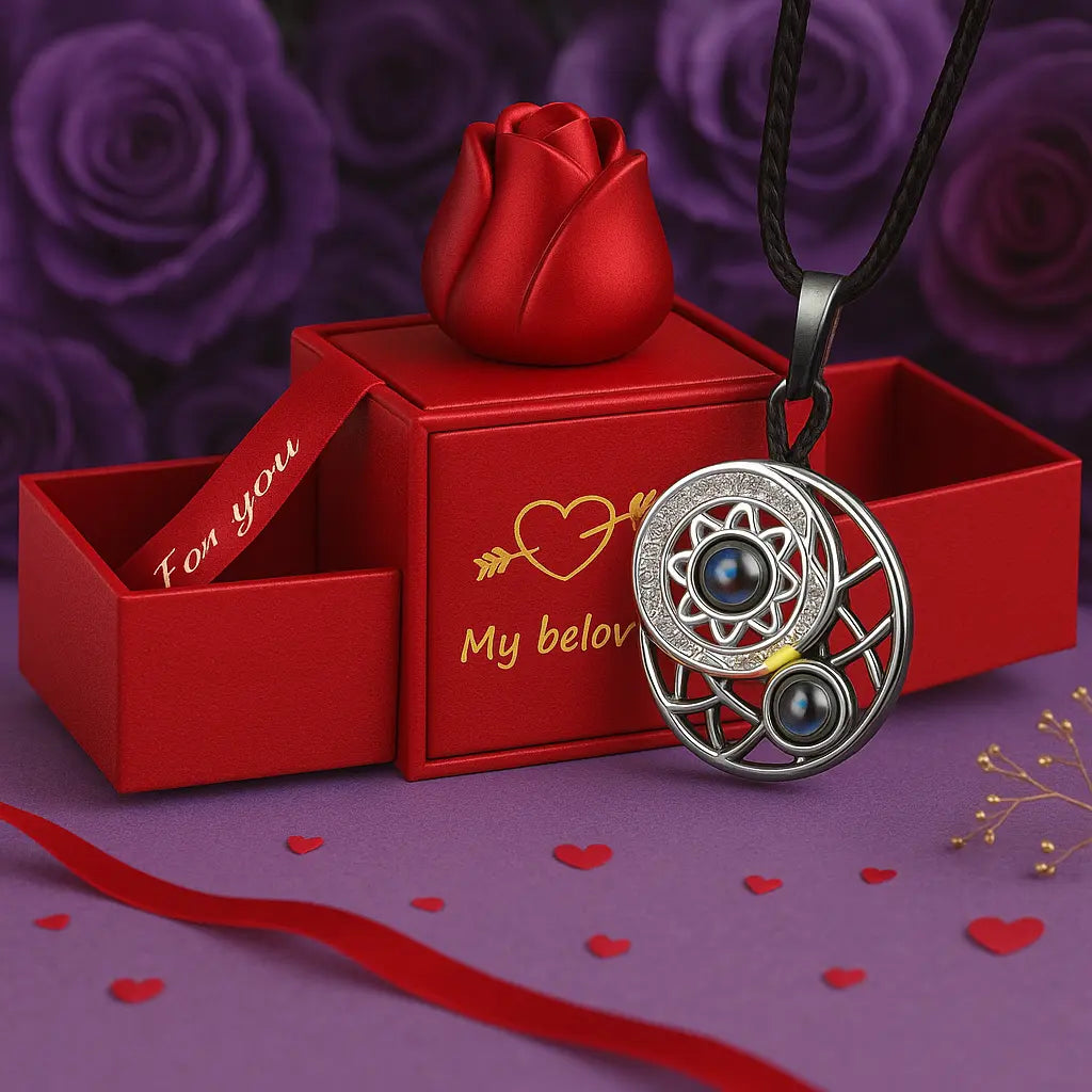 Collar “Te Amo en 100 Idiomas” – Edición Amor Eterno
