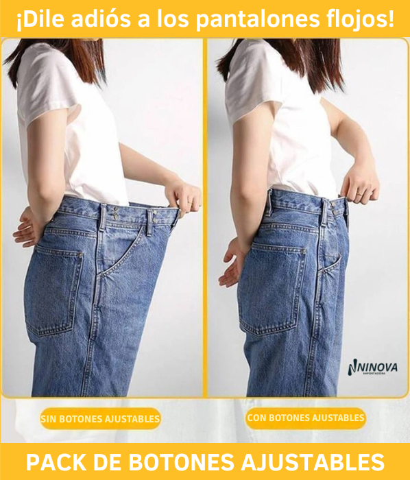 Pack de 4 Botones Ajustables