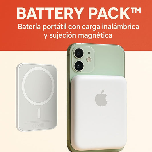 🔘 BATTERY PACK™ MAGSAFE – LA POWERBANK INALÁMBRICA