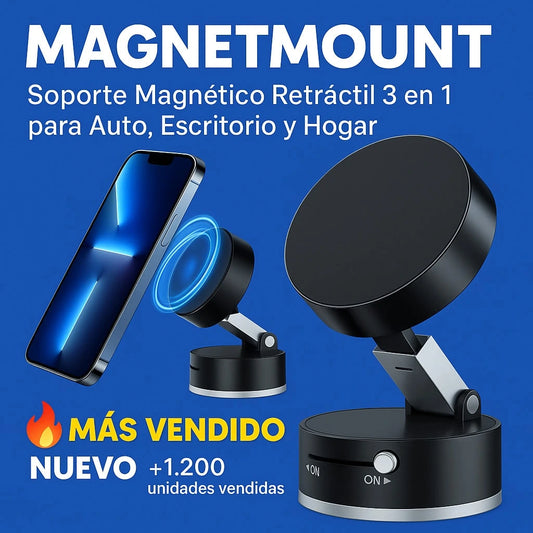 MAGNETMOUNT™ – EL SOPORTE 3 EN 1 MÁS VERSÁTIL DEL MERCADO