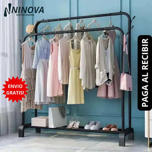 Perchero De Ropa Doble Reforzado